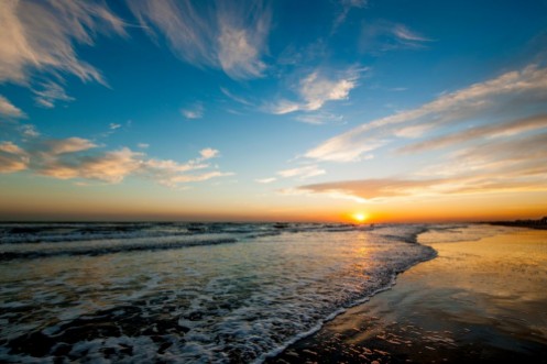 Bild på Sunrise on the sea