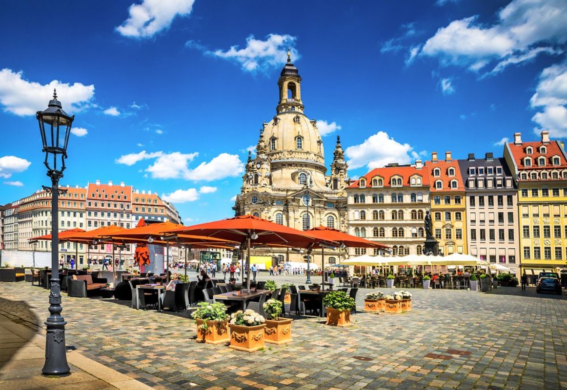 Bild på Den gamla staden Dresden Tyskland