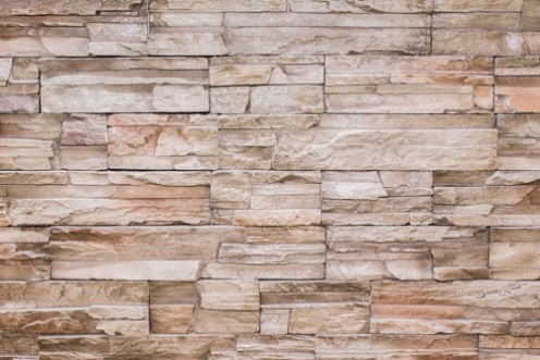 Bild på Modern stone brick texture wall background