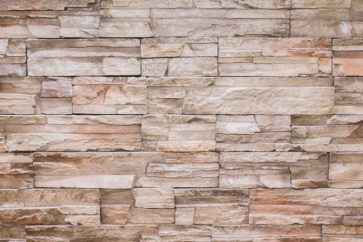 Bild på Modern stone brick texture wall background