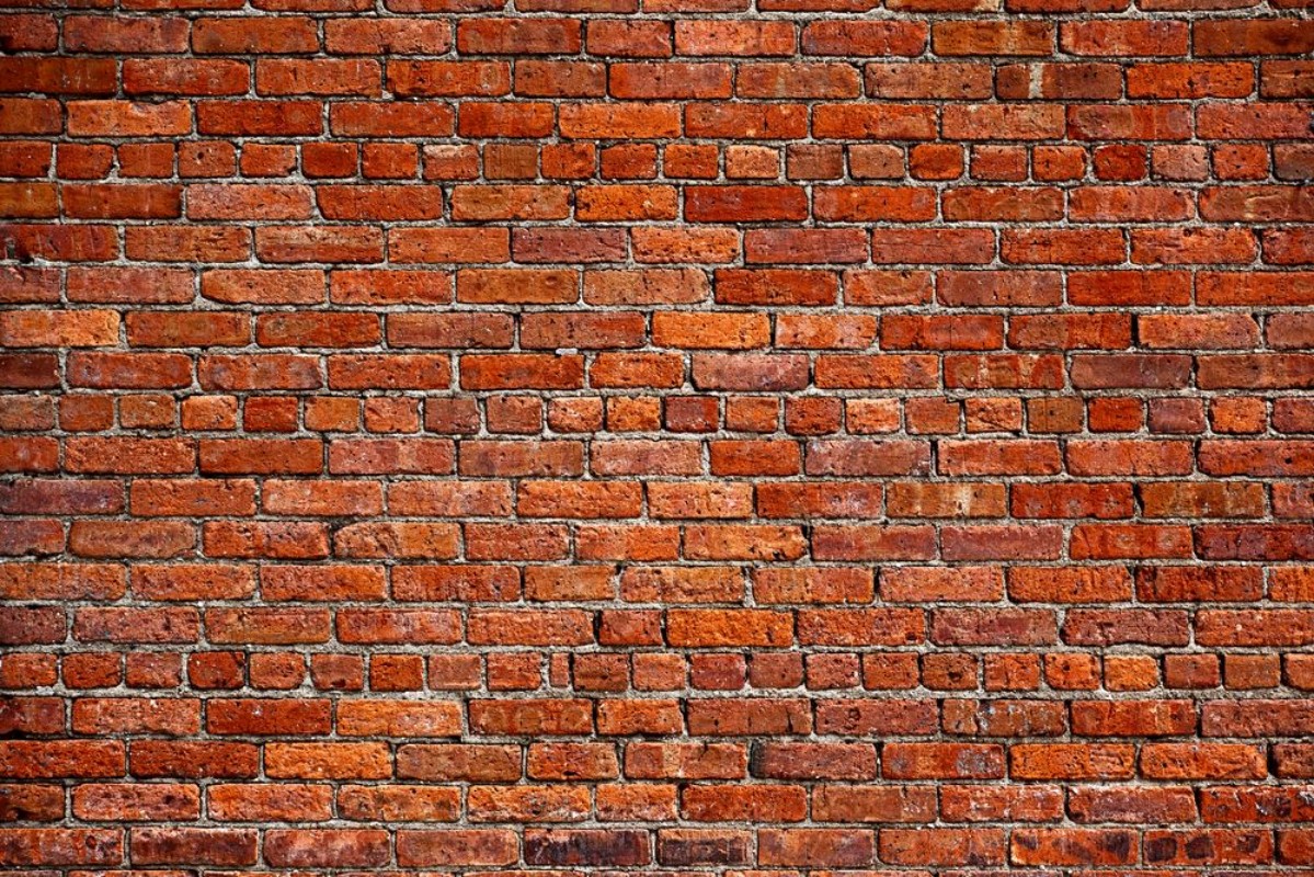 Picture of The old red brick wall
