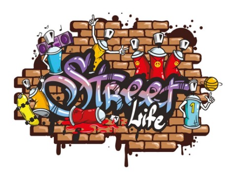 Bild på Graffiti word characters composition