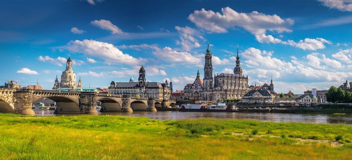 Afbeeldingen van The ancient city of Dresden Germany