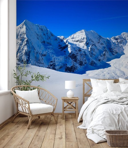 Bild på Winter mountains panorama - Italian Alps