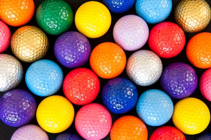 Bild på Colorful Golf Balls