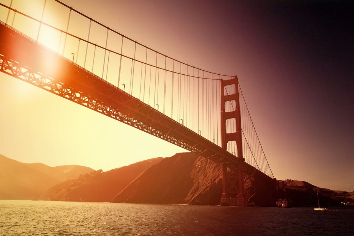 Afbeeldingen van Golden Gate Bridge San Francisco USA