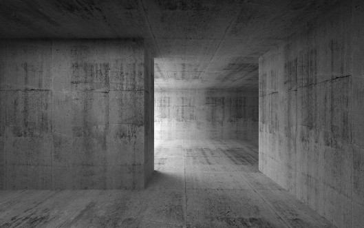Afbeeldingen van Abstract empty room concrete interior 3d render