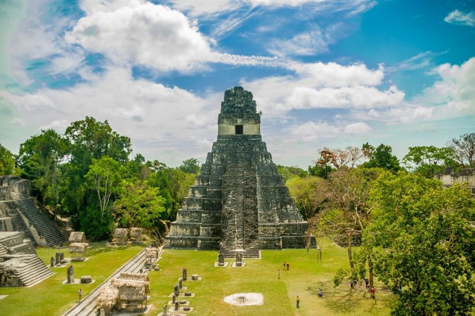 Picture of Tikal mayan ruins in guatemala