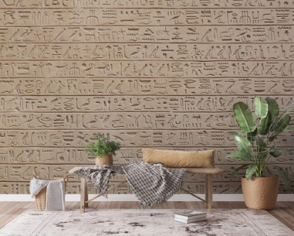 Afbeeldingen van Egyptian hieroglyphs stone background