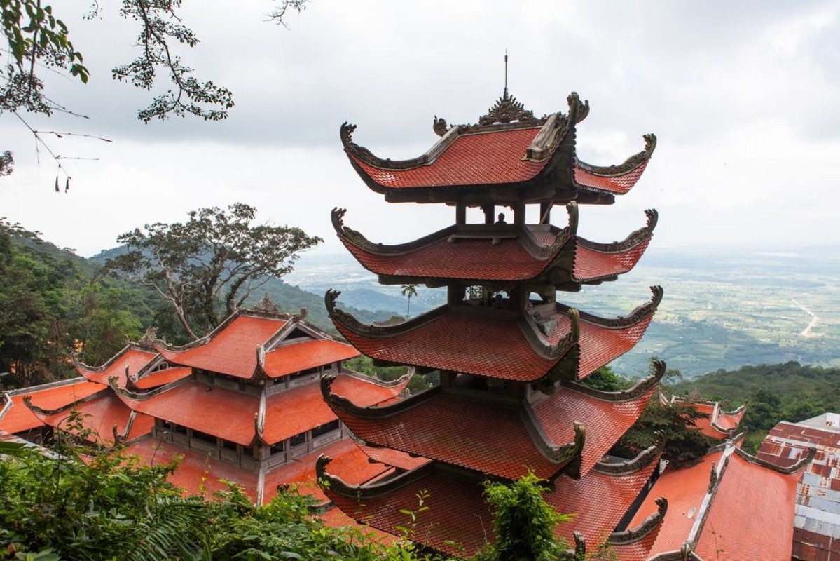 Bild på Pagoda in Vietnam