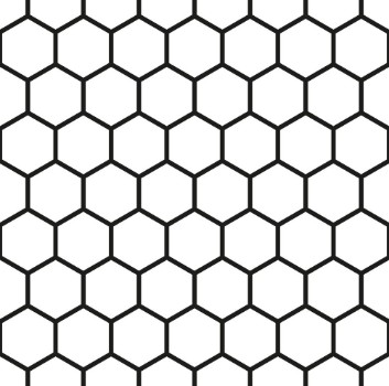 Bild på A seamless hexagonal pattern