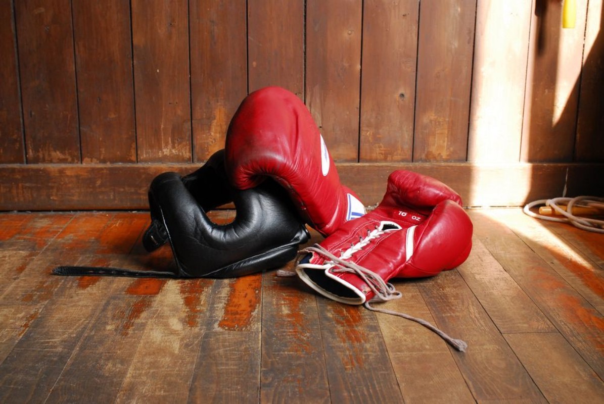 Bild von Rote Boxhandschuhe