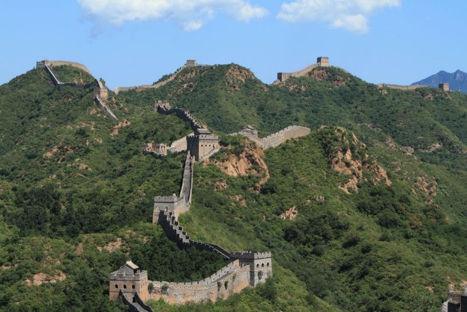Die Chinesische Mauer bei Jinshanling photowallpaper Scandiwall
