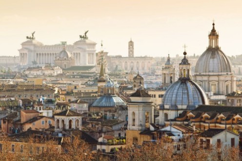 Bild på Panorama av gamla stan i Rom Italien