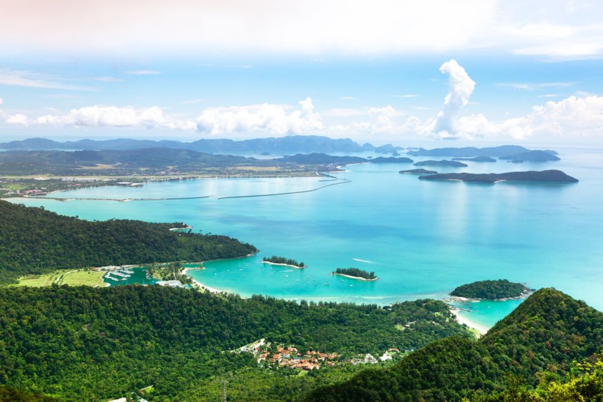 Afbeeldingen van Tropical Langkawi Island landscape Malaysia