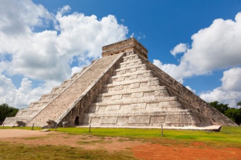 Afbeeldingen van Chichen itza pyramid Mexico
