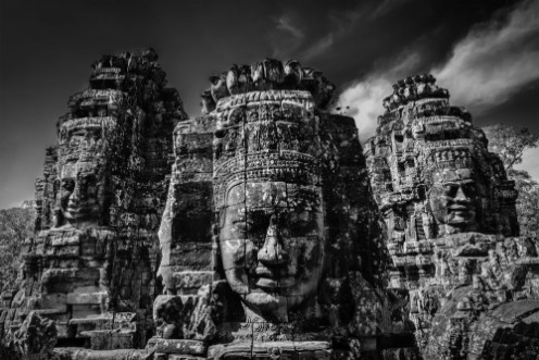 Afbeeldingen van Faces of Bayon temple Angkor Cambodia