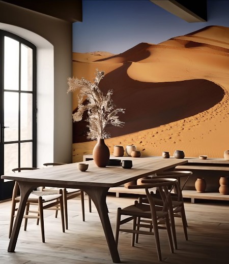 Bild på Morocco Sand dunes of Sahara desert