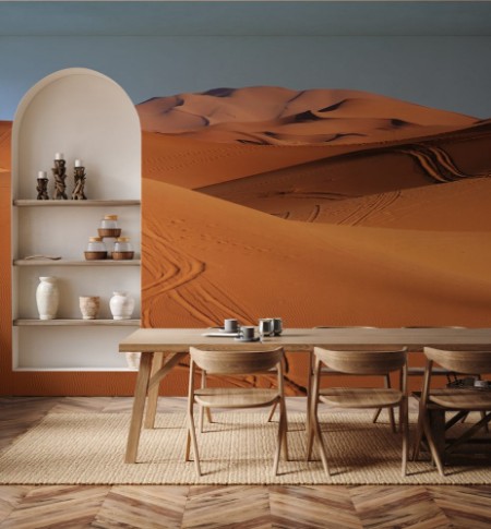 Picture of Morocco Sand dunes of Sahara desert