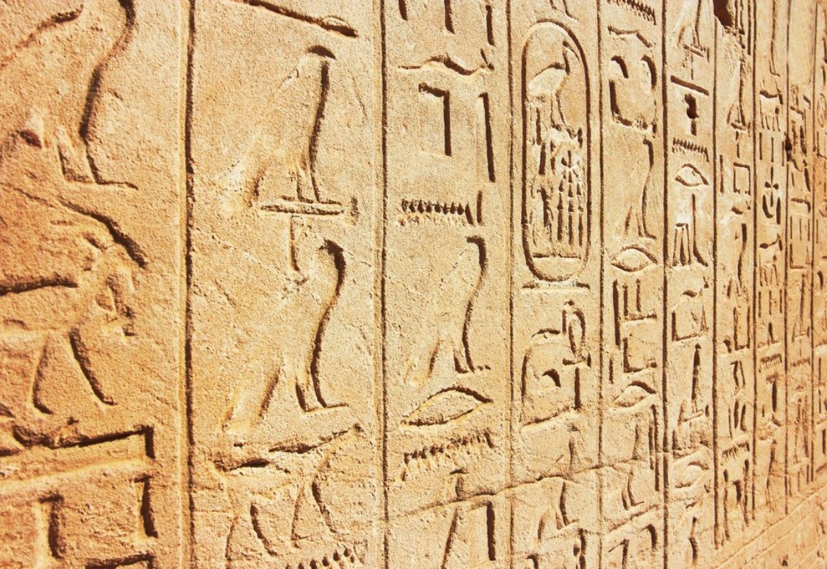 Afbeeldingen van Old Egypt Hieroglyphs