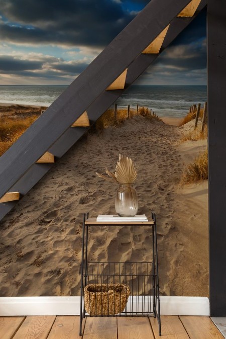 Image de Sand path to North sea beach