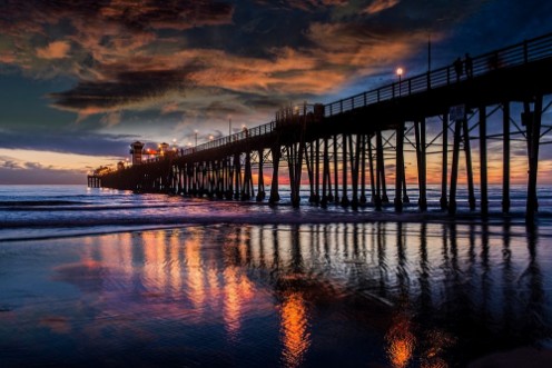 Picture of Reflections at Oceanside Pier