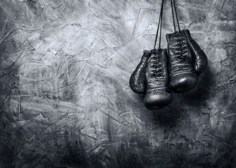 Afbeeldingen van Old boxing gloves