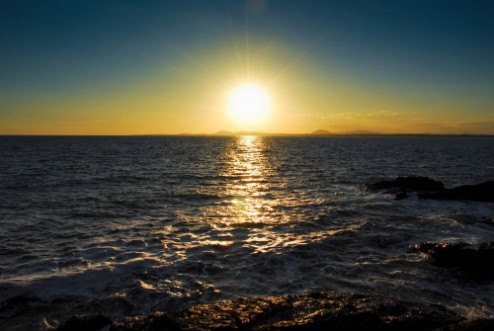 Afbeeldingen van Sunset from Punta ballenas
