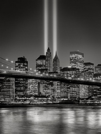 Afbeeldingen van Tribute in Light September 11 Commemoration New York City