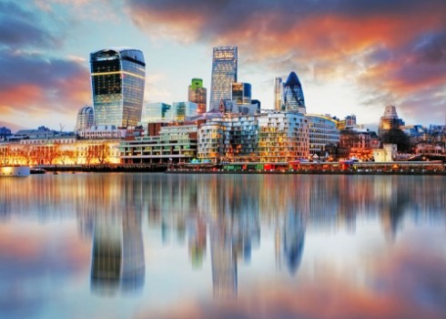Bild på London skyline