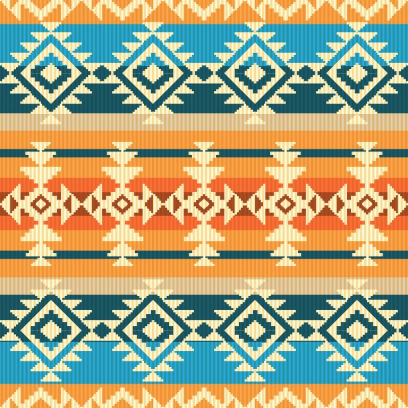 Afbeeldingen van Navajo style geometric seamless pattern