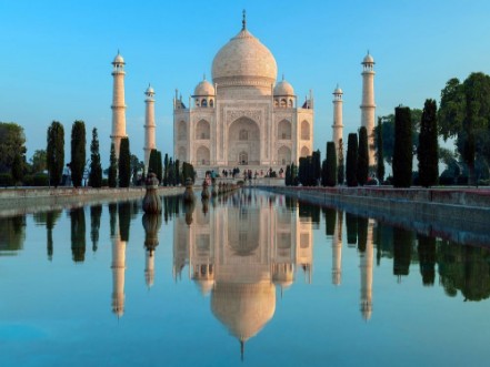 Afbeeldingen van Taj Mahal at Dawn - Agra - India