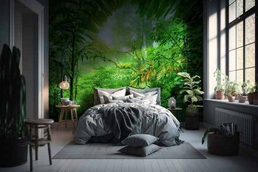 Bild på Fresh green rainforest