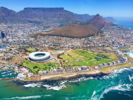 Afbeeldingen van Kapstadt von oben