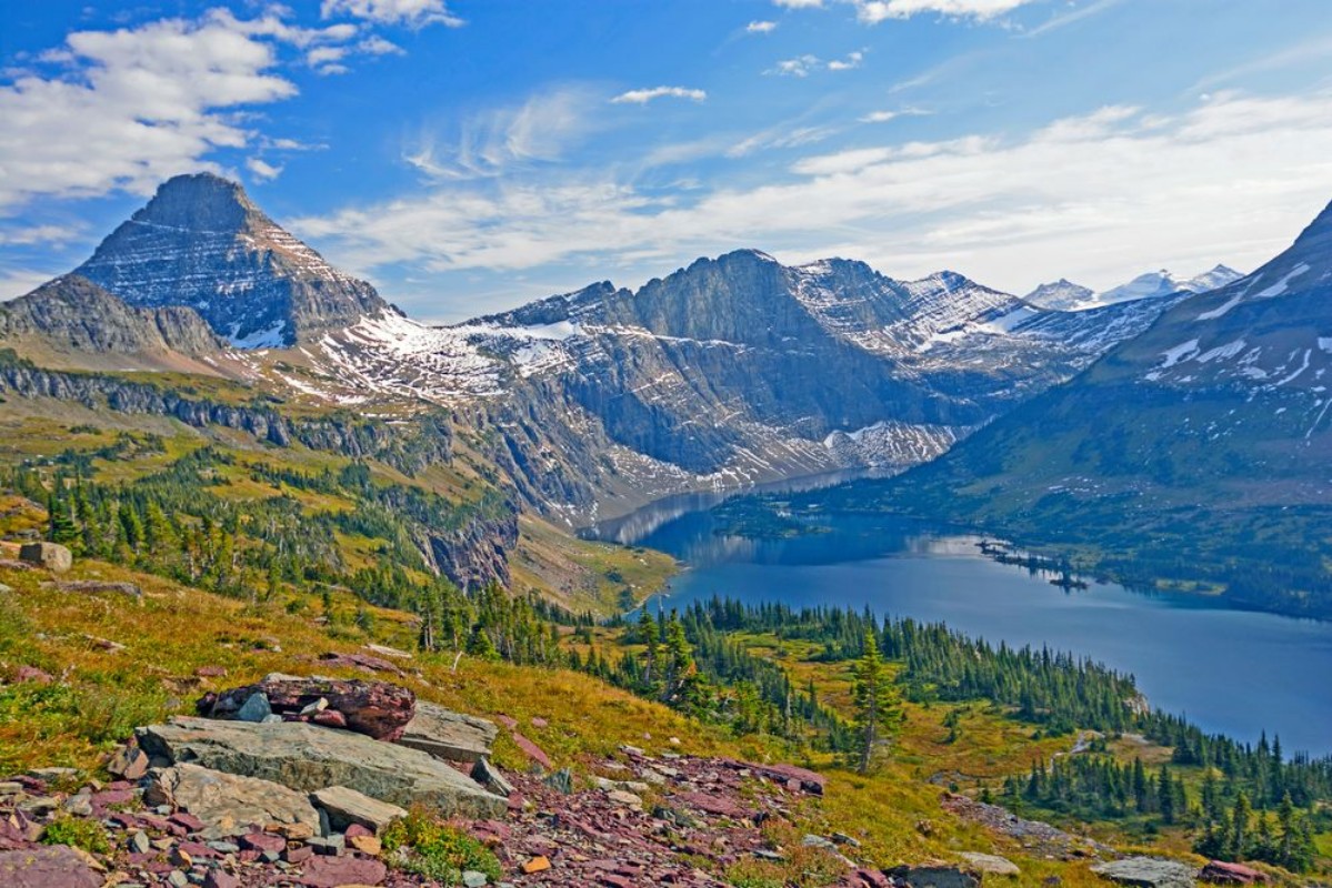 Picture of Alpine Lake on a Sunny Fall Day