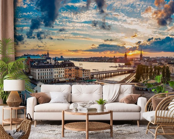Afbeeldingen van Panorama of Stockholm Sweden
