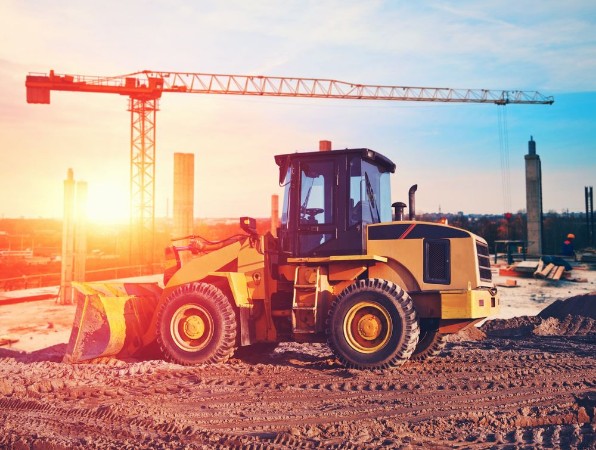 Image de Bulldozer on construction site