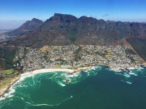 Bild på Kapstadt aus dem Helikopter