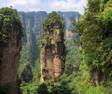 Bild på Scene of rock mountain in Zhangjiajie National Forest ParkHunan