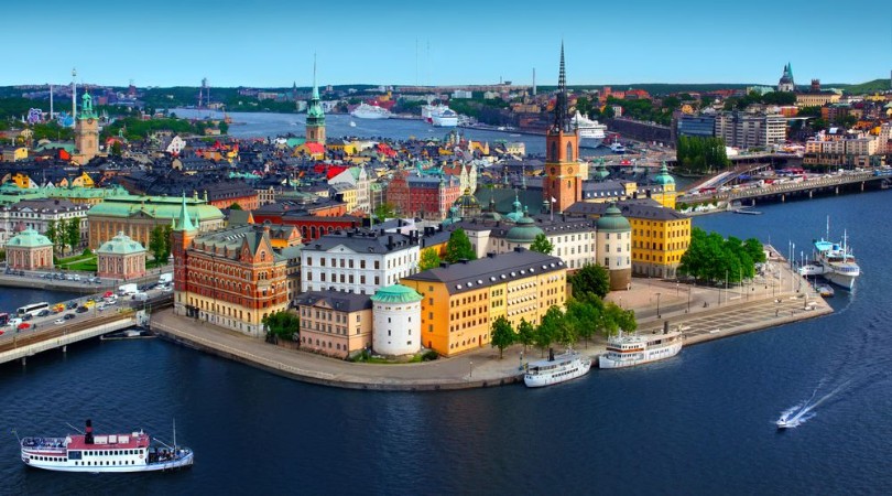 Bild på Panorama of Stockholm Sweden