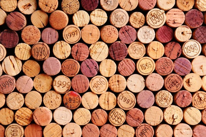 Picture of Wall of Wine Corks