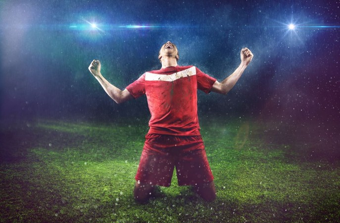 Image de Victorious Soccer Player