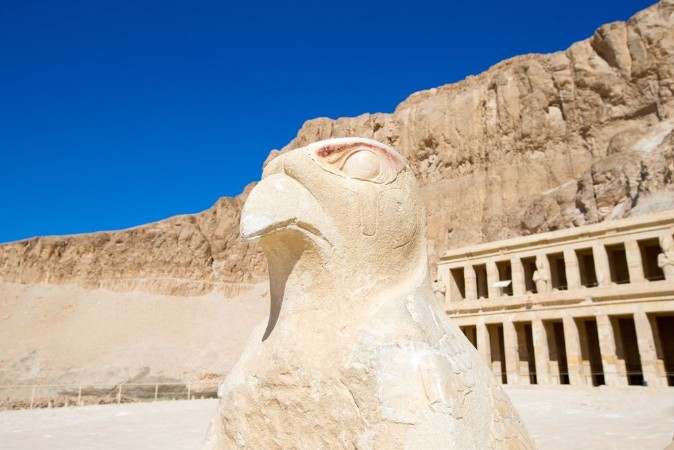 Bild på The temple of Hatshepsut near Luxor in Egypt