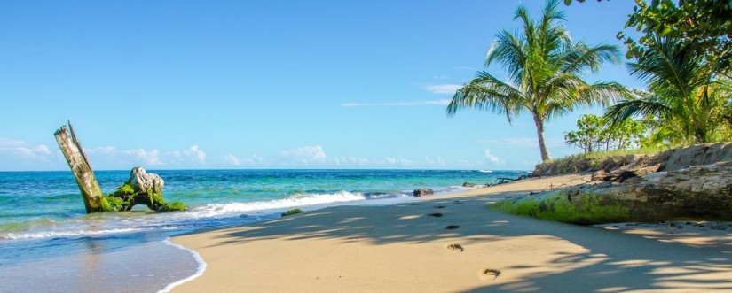 Bild på Caribbean beach of Costa Rica close to Puerto Viejo
