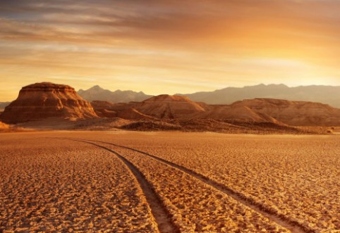 Afbeeldingen van Sunset desert