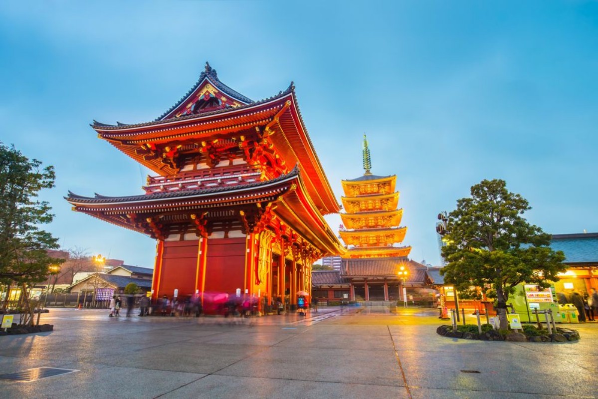 Picture of Senso-ji Temple in Tokyo Japan