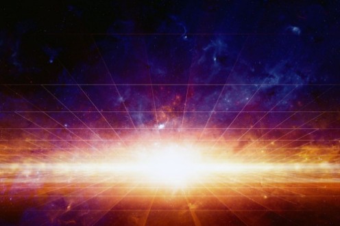 Bild på Scientific space background