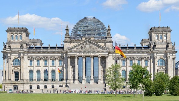 Afbeeldingen van Reichstag -Stitched Panorama