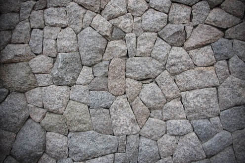 Picture of Old stone wall texture for background