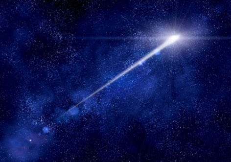 Bild på Shooting star at sky